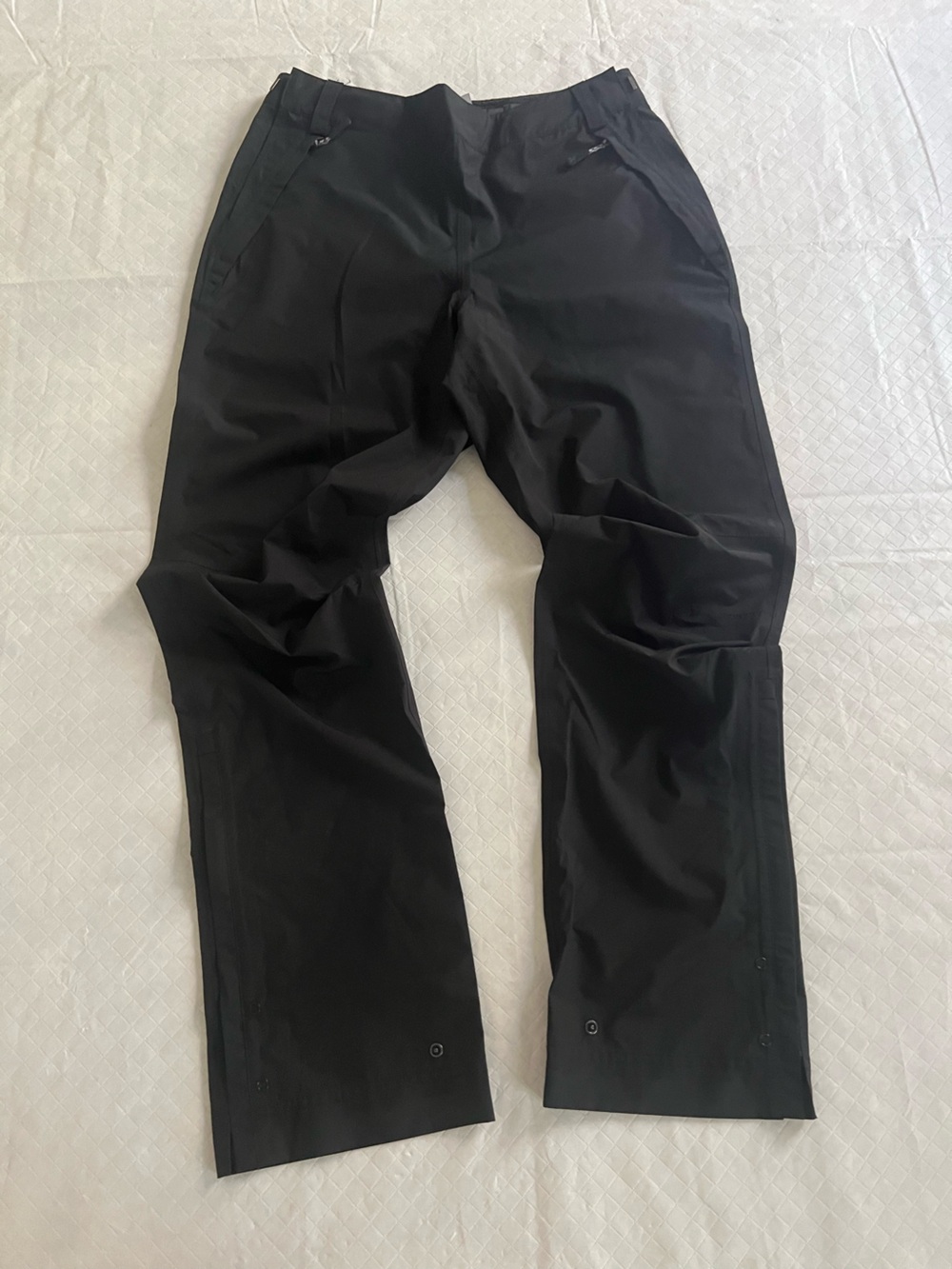 Zero Restriction Rain Pants Men’s Small Black Tour Series Golf Waterproof Size S